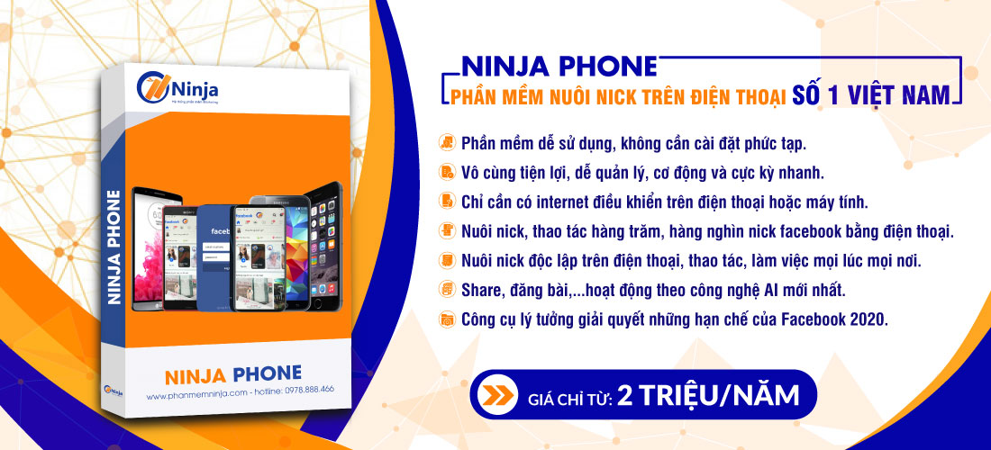Phần mềm nuôi nick điện thoại thông minh Ninja Phone