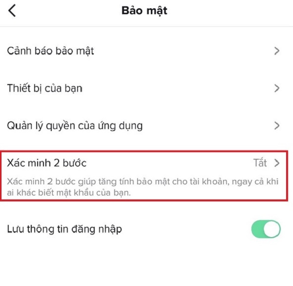 cách bảo mật tiktok