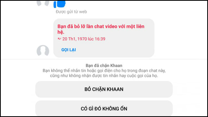 Kiểm tra xem bạn có bị chặn bởi người khác không?