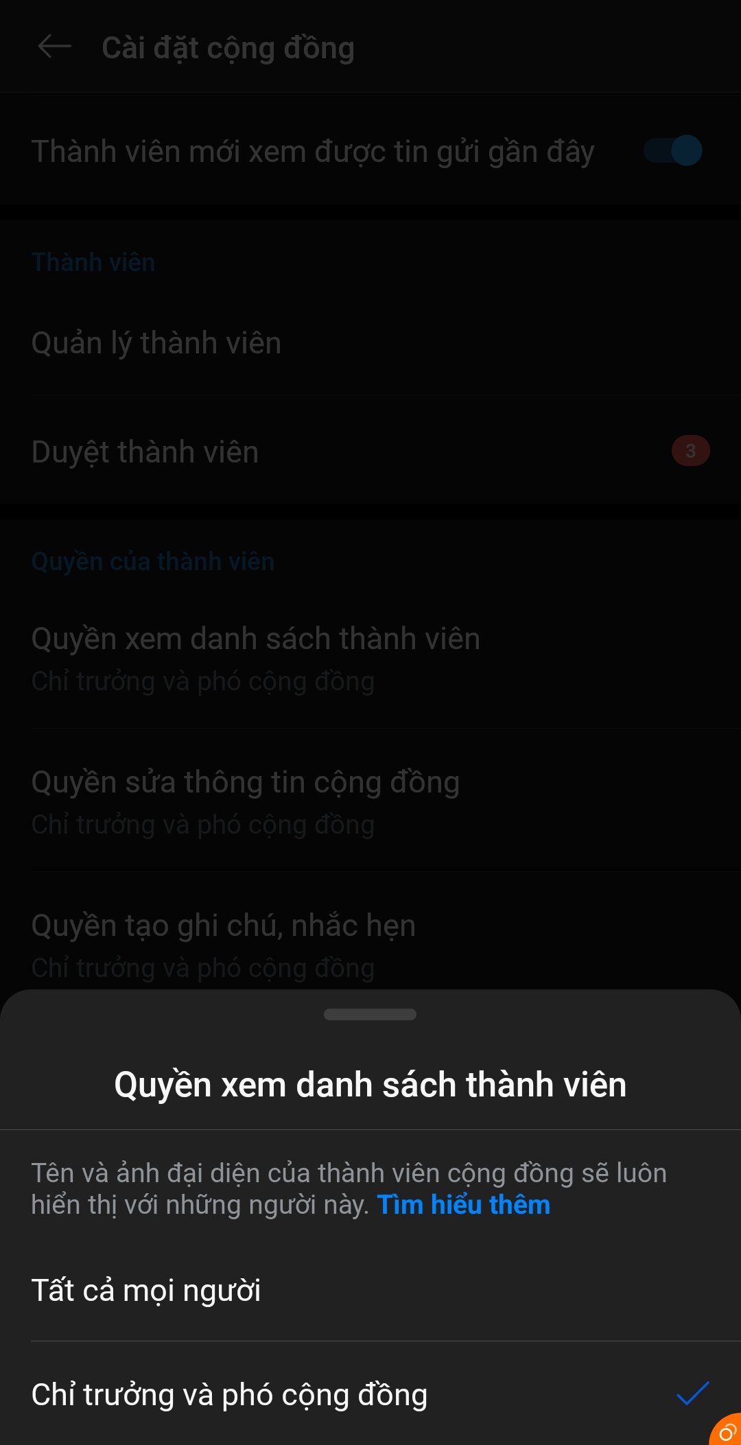 cách gửi tin nhắn cho thành viên ẩn trên Zalo