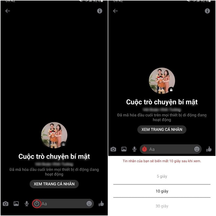 Cách tạo cuộc trò chuyện bí mật trên Messenger trên điện thoại nhanh chóng nhất