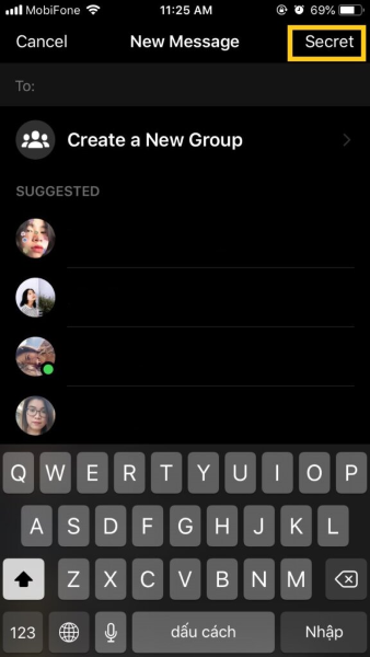 Cách tạo cuộc trò chuyện bí mật trên Messenger trên điện thoại nhanh chóng nhất